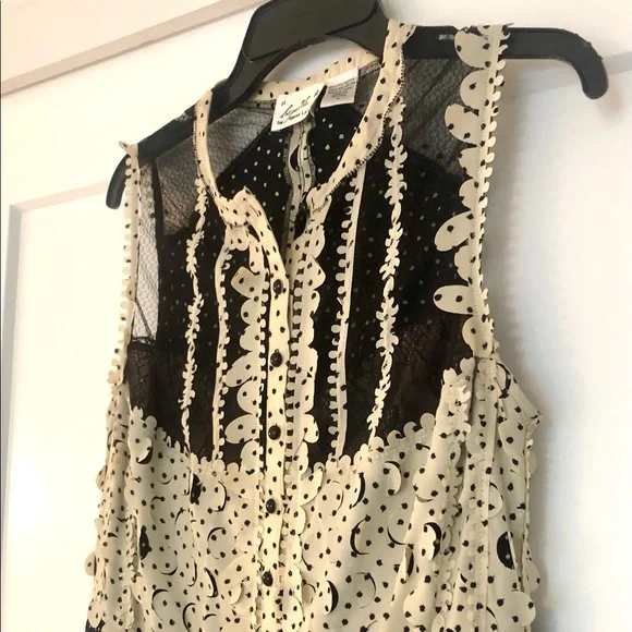 anthropologie laser cut dress By Anthropologie Laser-Cut Mini Dress